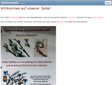 Tablet Screenshot of beeren-blumenschein.com